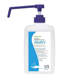 Дезінфікуючий засіб для рук із дозатором Alsoft V, 1 л