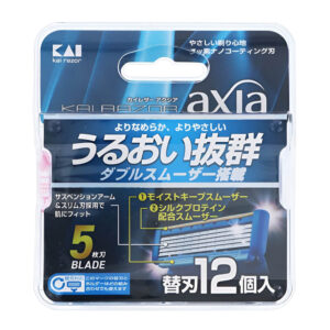 Сменные касеты для бритвы Kai Axia на 5 лезвий, 12 шт.