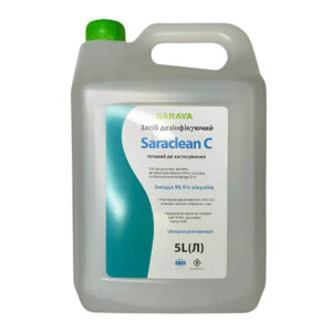 Дезінфікуючий засіб для поверхонь Saraclean C, 5 л
