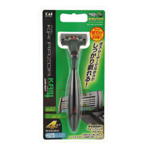 Бритвенный станок с плавающей головкой на 4 лезвия Kai4 Razor