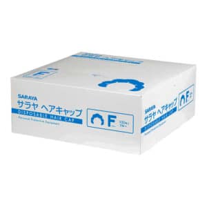 Одноразові захисні шапочки-берети Saraya Disposable Hair Cap, синя, 100 шт.