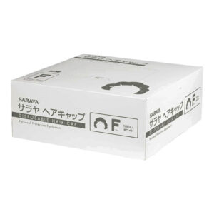Одноразові захисні шапочки-берети Saraya Disposable Hair Cap, біла, 100 шт.